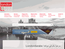 Tablet Screenshot of london4arabs.com